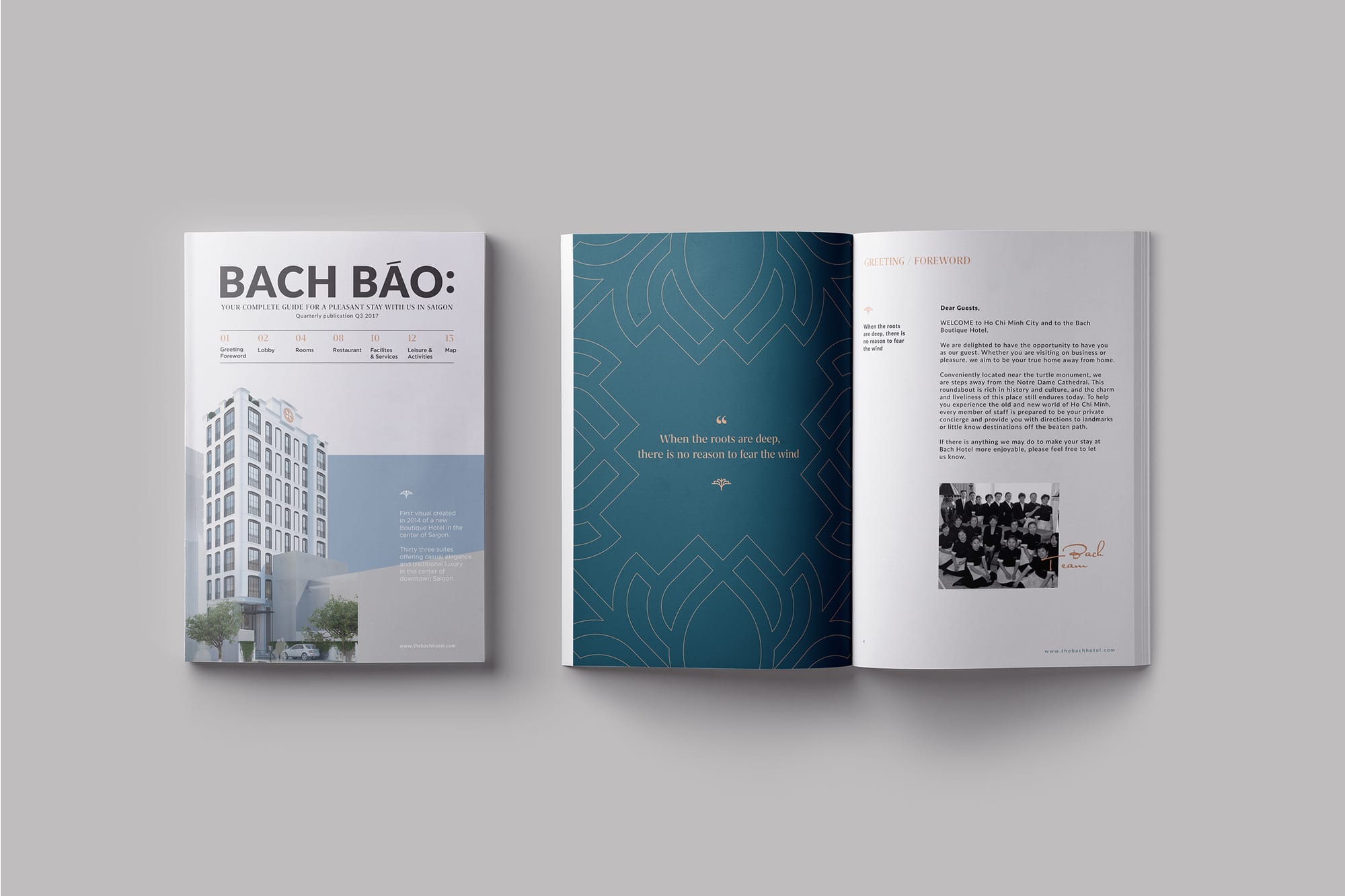 Bach Suites Saigon: Naming & Graphic Identity